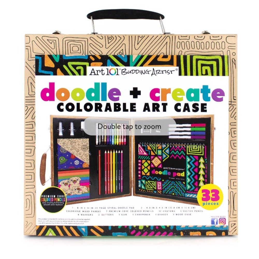 Doodle&create Colorable Art Case Set